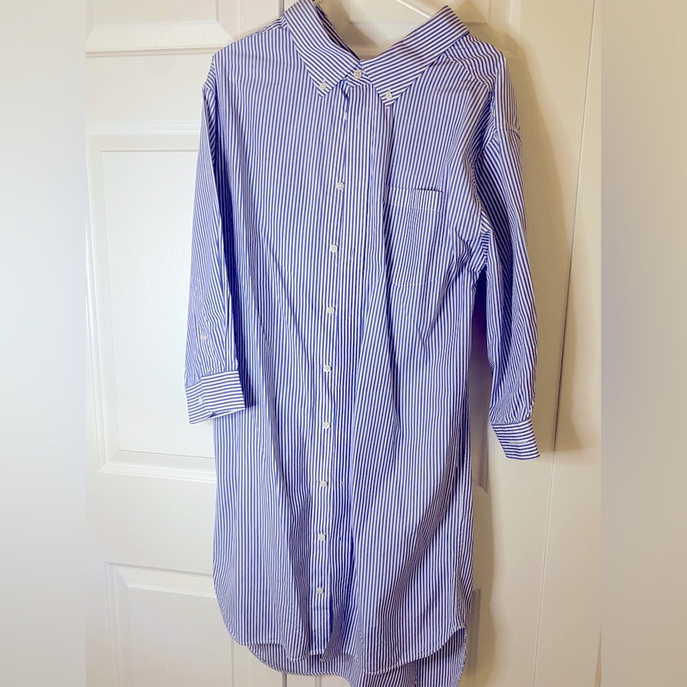 Balenciaga oversized striped shirt dress $200 reduced to $150